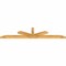 Ekena Millwork Saratoga Rough Sawn Timber Gable Bracket, Western Red Cedar, 108"W x 22"H x 4"D x 4"F, 5/12 Pitch GBW108X22X0404SAR00RWR - alternate 4